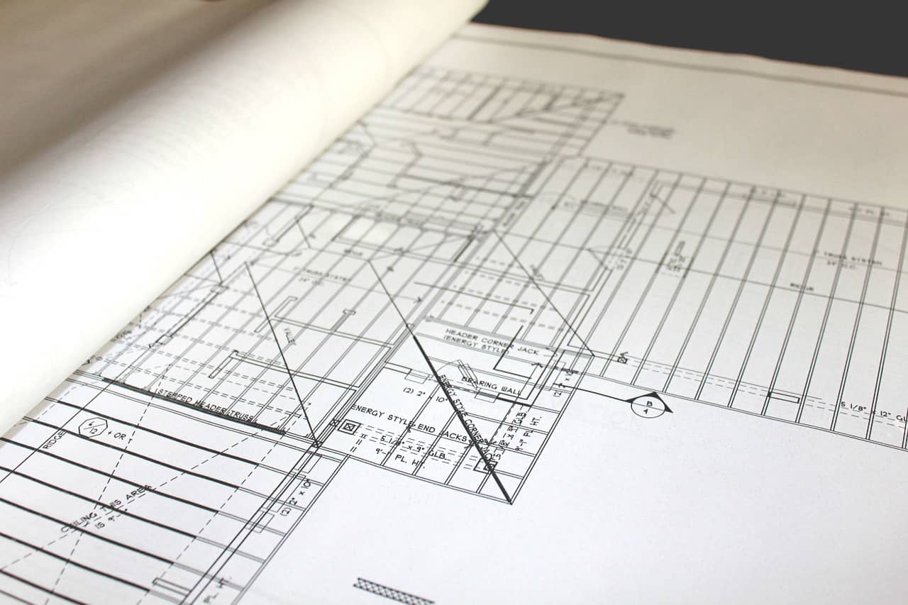 Blueprints from Greiner Buildings