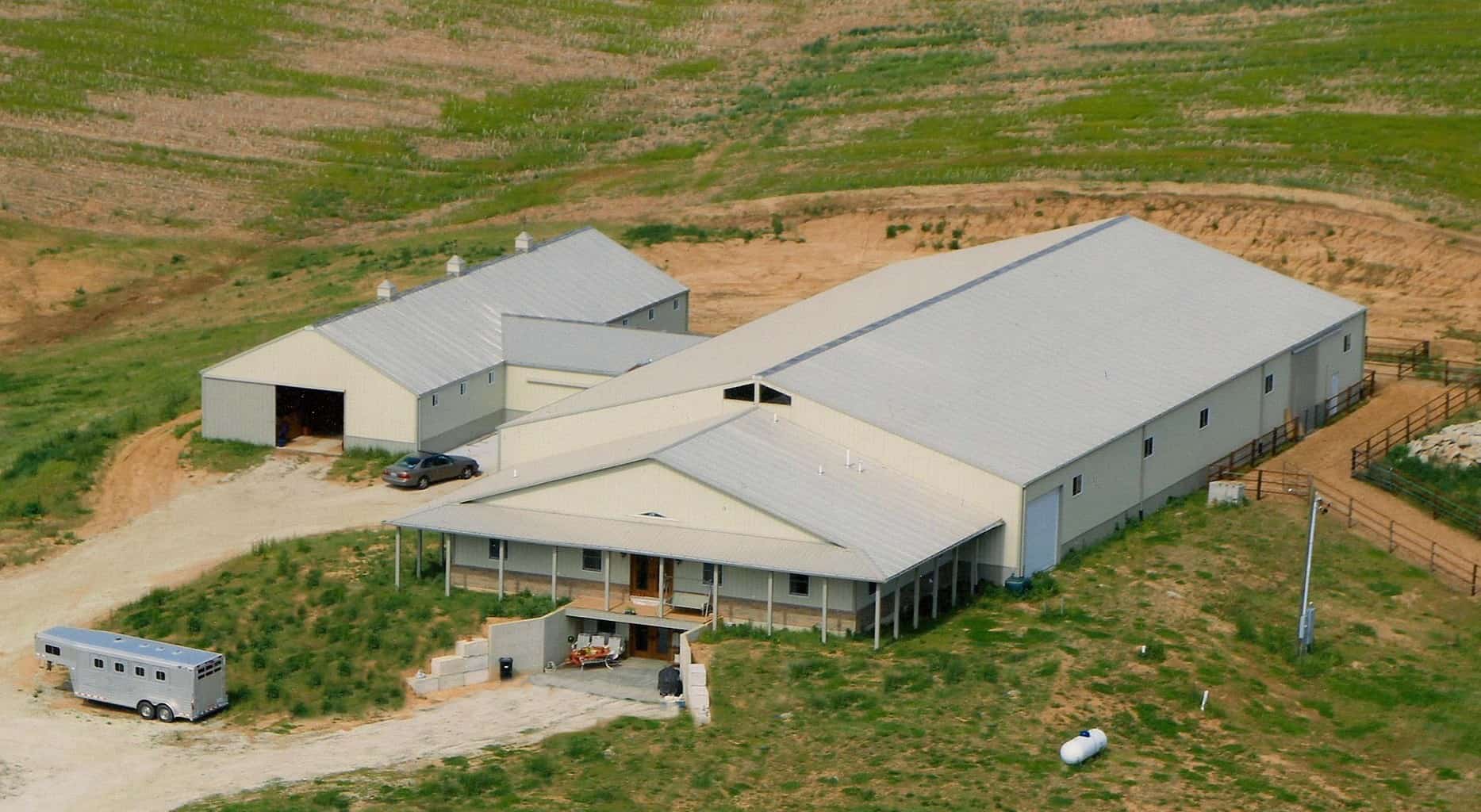 Horse barns in Iowa and Illinois by Greiner Buildings