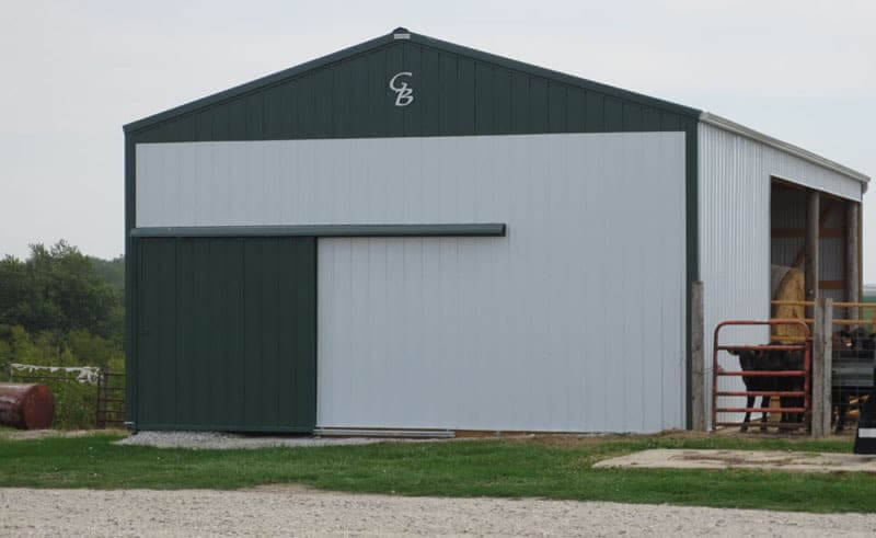 berkshire: saltbox-style 1 ½ story garage: the barn yard