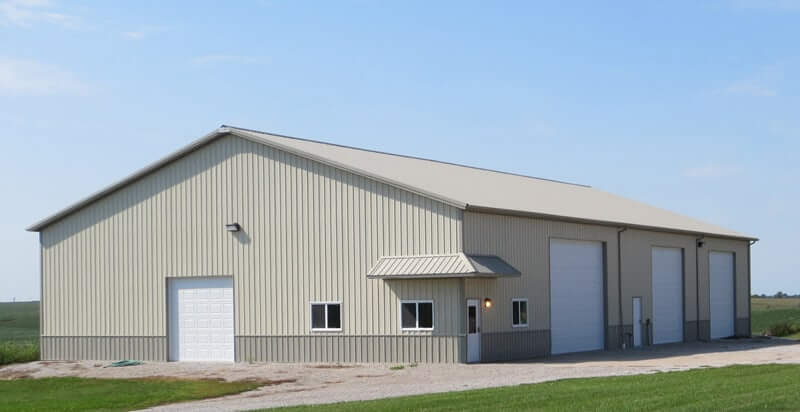 Lined Shop/Machine Shed Combo Gallery Iowa and Illinois 