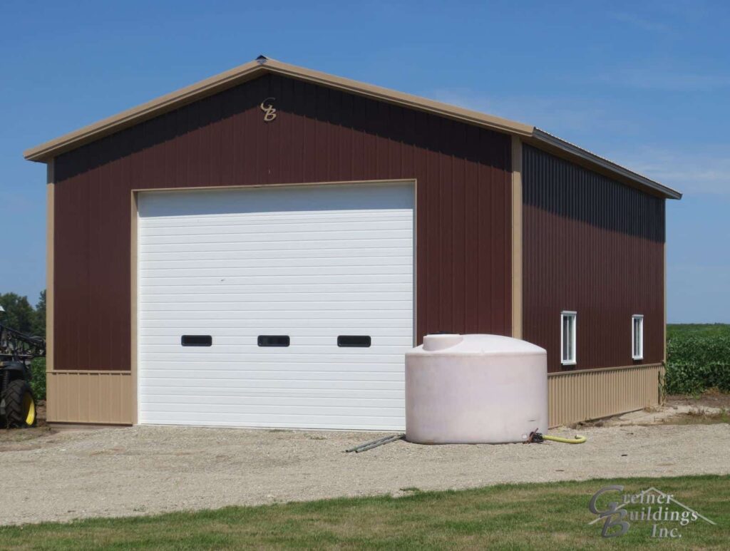Iowa Pole Barn Machine Shed Illinois Pole Barn Machine Shed