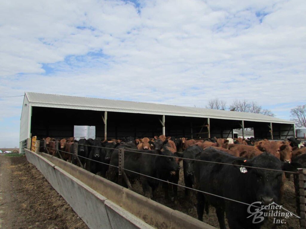 Iowa Post Frame Illinois Post Frame GB#1748 Royce Livestock-4-min Iowa Illinois Pole Barn Machine Shed