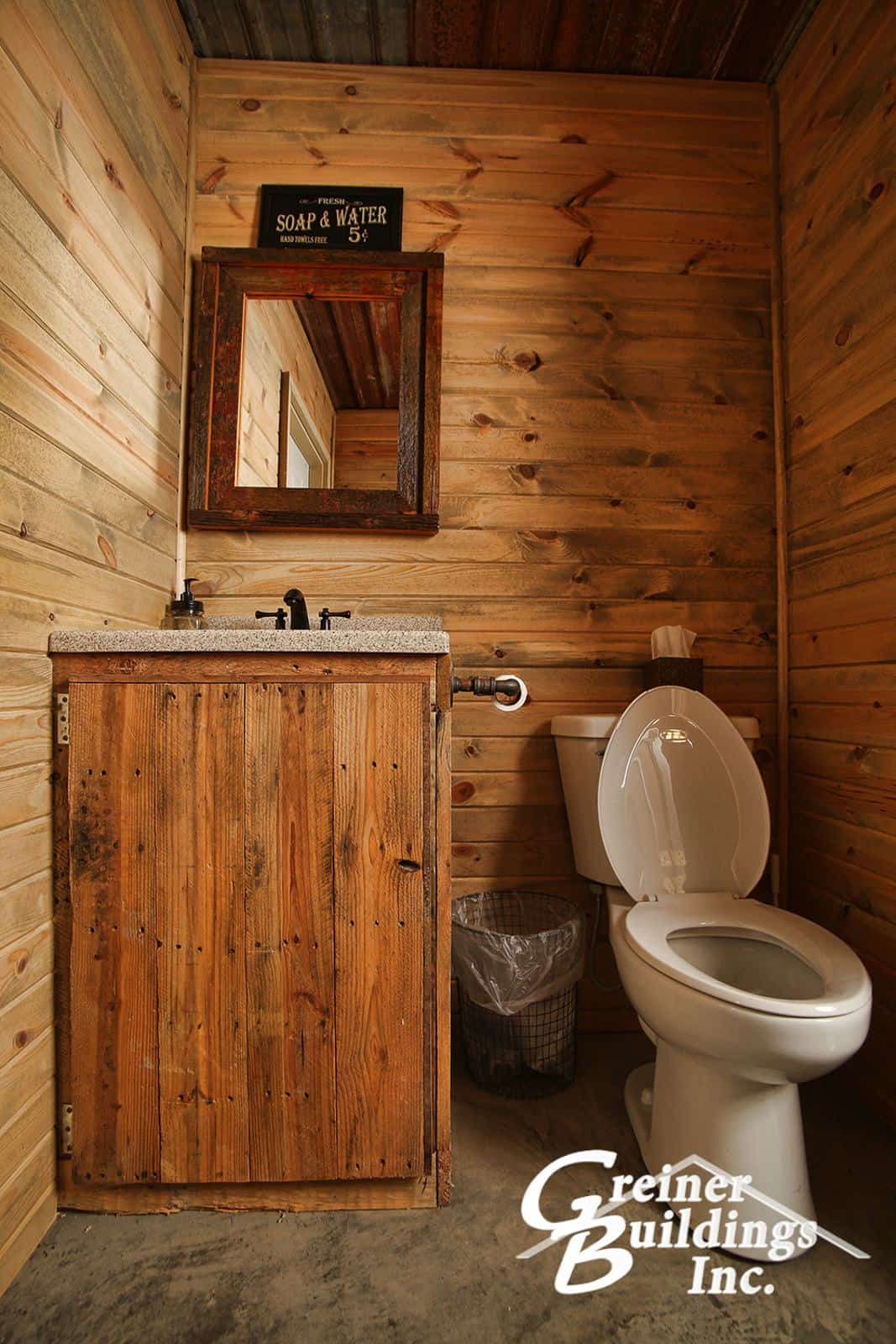 Bathroom in the man cave