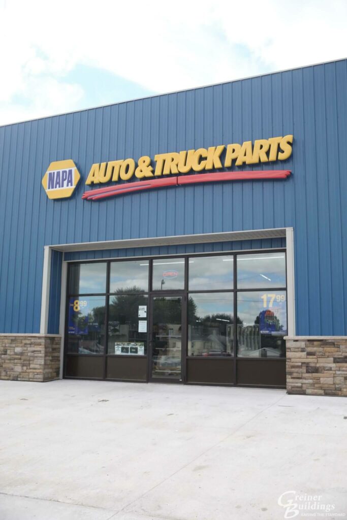 new commercial metal pole building