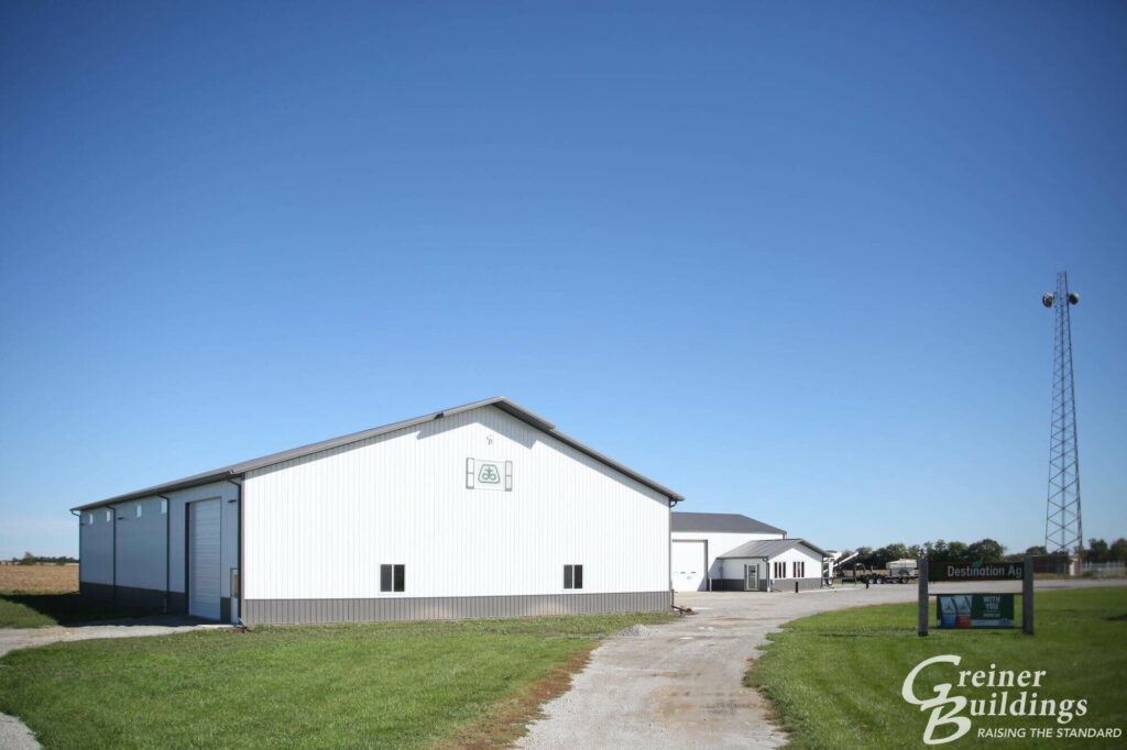 commercial ag pole building in iowa