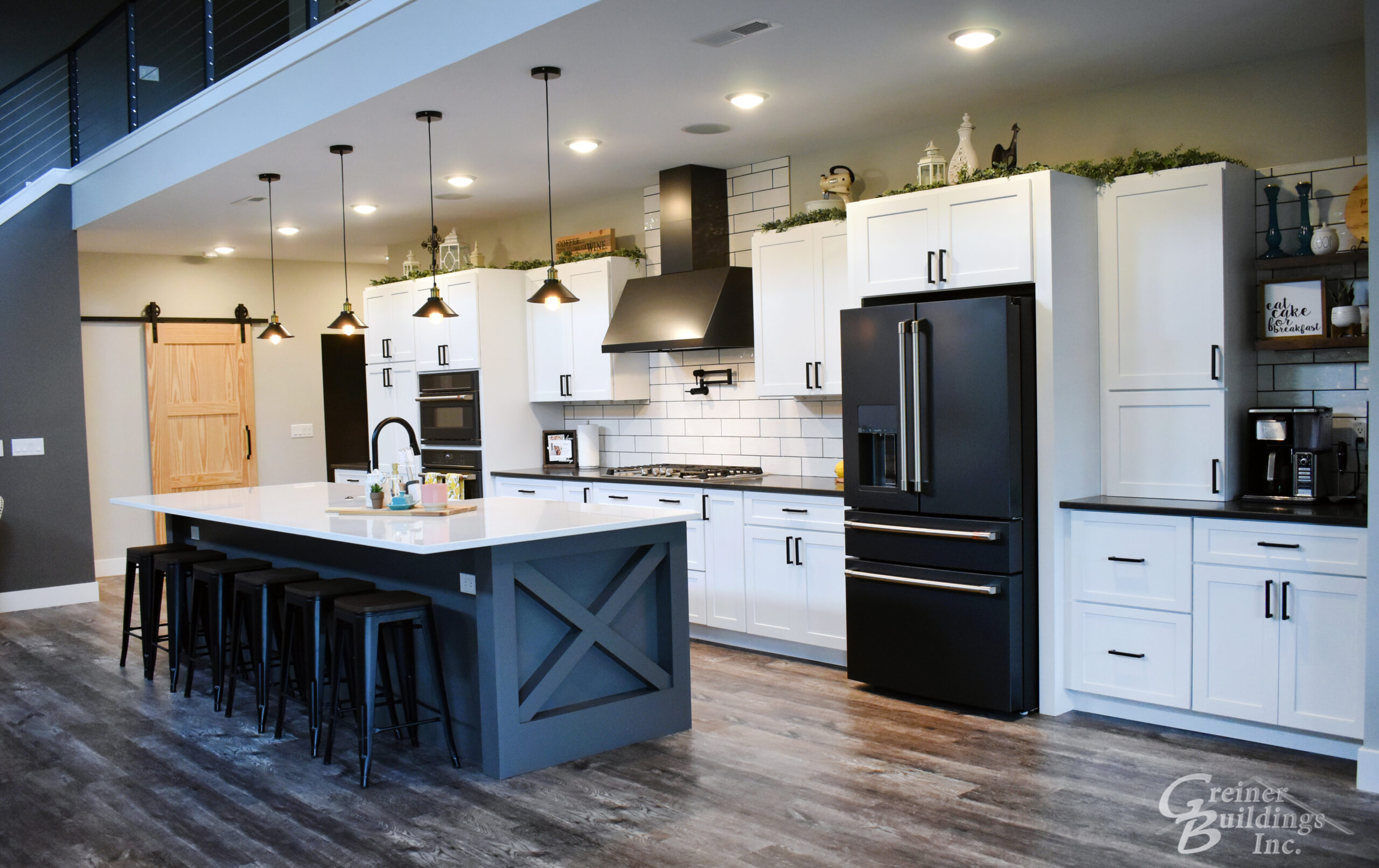 Kitchen inside a Shome